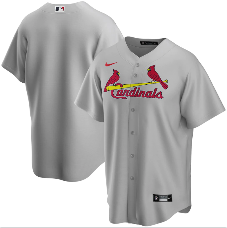 Men's St.Louis Cardinals Gray Cool Base Stitched Jersey Men's St.Louis Cardinals Gray Cool Base Stitched Jersey
